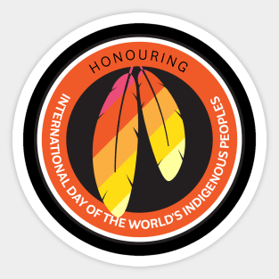 International Day of the World's Indigenous Peoples logo Sticker